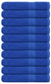 Toalhas de sauna 10 pcs 80x200 cm 360 gsm 100% algodão azul