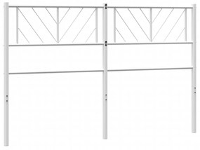 Cabeceira de cama 140 cm metal branco