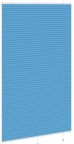 Plissado Cego Azul 120x200 cm Largura Tecido 119,4 cm Poliéster
