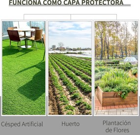 Malha Geotêxtil 2x50 m Malha de jardim contra ervas daninhas 100 g / m