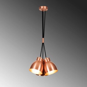 Candeeiro de Teto Sivani – Cobre – 30 cm de Diâmetro
