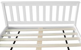 Cama com colchão 140x200 cm madeira de pinho maciça