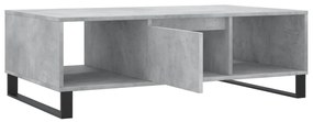 Mesa de centro 104x60x35 cm derivados madeira cinzento cimento