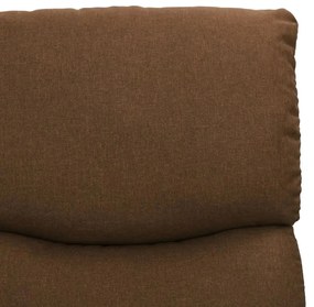 Poltrona elevatória tecido castanho