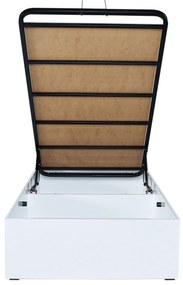 Estrutura de Cama Hidráulica/Otomana "President" - 90x190 cm - Branco