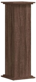 Suporte p/ plantas 33x33x100cm deriv. madeira carvalho castanho
