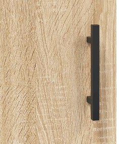Armários de parede 2 pcs 69,5x34x90 cm carvalho sonoma