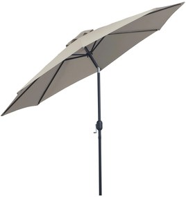 Chapéu de Sol de Jardim Ø295x250 cm com Manivela Chapéu de Sol Exterio