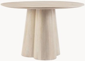 Mesa de jantar redonda em madeira de manga Nassor, Ø 120 cm