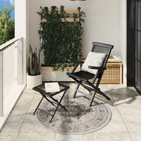 vidaXL Tapete de interior e exterior design vintage ARBIZU Ø 120 cm