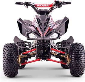 Mini moto 4 gasolina para crianças de 110cc Automática Roan Pantera R7 C/ Marcha atras e Limitador Vermelha