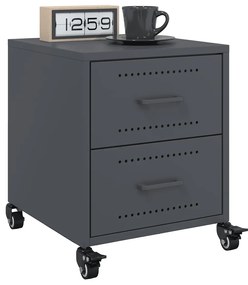 Mesa de cabeceira 36x39x43,5 cm aço antracite