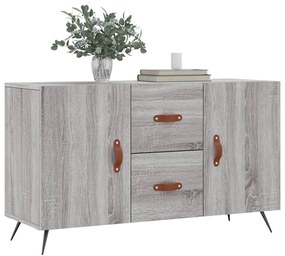 Aparador 100x36x60 cm derivados de madeira cinzento sonoma