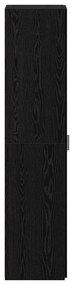 Aparador Carvalho Preto 45x42.5x185 cm Madeira Engenheirada