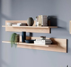 Conjunto de 2 Prateleiras Eliot – 100x20 cm – Carvalho Sonoma