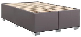 Cama com Molas/Colchão e Luzes Led - 120x200 cm - Couro Artificial Cin