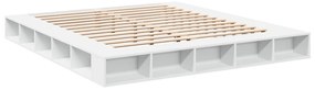Estrutura de cama 180x200 cm derivados de madeira branco