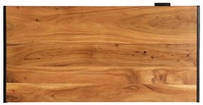 Mesa de centro 110x55x40 cm madeira de acácia maciça