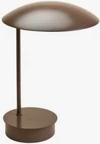 Lâmpada De Mesa Led Sem Fios Para Exterior Em Ferro Prismela Castanho Chocolate - Sklum