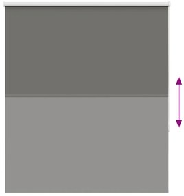 Persiana de enrolar 125x130 cm largura tecido 121,6cm poliéster