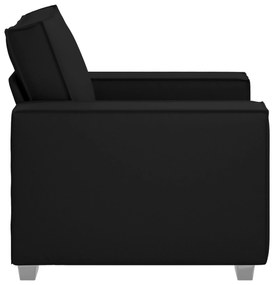 Cadeira de Sofá de Couro Sintético Preta vidaXL - 59 cm