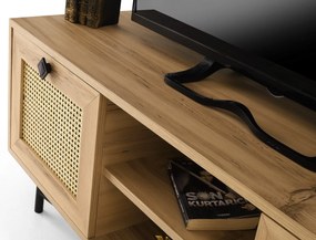 ****  
TV Stand Begonya – Carvalho Preto – 140x60x40 cm

**