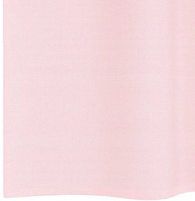 Cortinas de voile com laços 2 pcs rosa-claro 140x260 cm