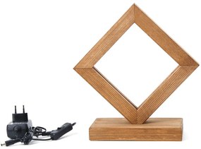 Candeeiro de Mesa KN05 – Castanho – 27,5 x 29,5 x 12 cm