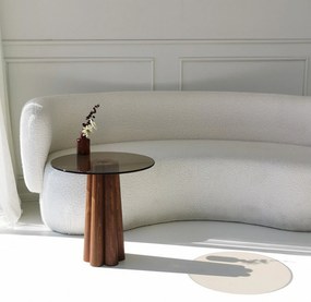 Mesa de Centro Thales – Bronze Walnut – 50 cm x 50 cm x 50 cm