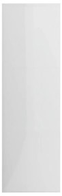 Estante 98x30x98 cm derivados de madeira branco brilhante
