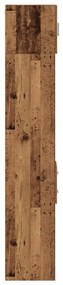 Armário Slim vidaXL Madeira Antiga 30x42.5x225 cm Madeira Engenharia