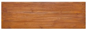 Armário de parede para TV 180x30x30 cm madeira de teca maciça