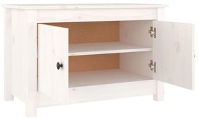Sapateira 70x38x45,5 cm pinho maciço branco