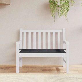Almofadão p/ banco de jardim 100x50x4cm tecido oxford preto