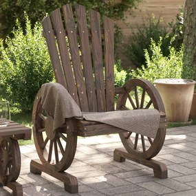 Cadeira Adirondack para jardim madeira de abeto maciça