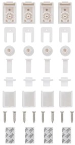 36 peças de acessórios para estores