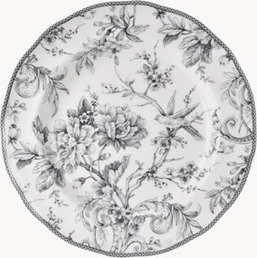 Pratos de fruta em porcelana Mayfair, conjunto de 6