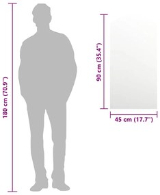 Espelho 90x45 cm vidro