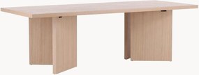Mesa de jantar com aspeto de madeira Bassholmen, 240 x 100 cm