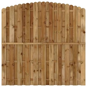 Painel de vedação em madeira de pinho 180x(165-180) cm
