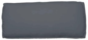 Capa de Almofada para Palete - Assento/Costa Antracite 120x50x12 cm -