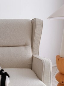 Cadeirão Klam – Creme – 78x94x70 cm