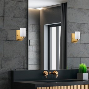 Aplique de Parede Hania – Dourado – 10 x 19 x 23 cm
