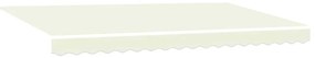 Toldo Retrátil Manual Creme Antracite Castanho 400 x 200 cm