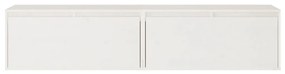 Armários de parede 2 pcs 80x30x35 cm pinho maciço branco