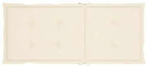 Cadeiras de jardim dobráveis c/ almofadões 8 pcs acácia maciça