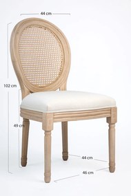Pack 4 Cadeiras Palace - Beige