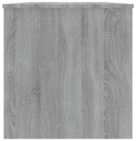 Mesa de centro 102x50x52,5 cm madeira processada sonoma cinza