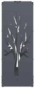 Suporte para lenha 40x30x80 cm aço laminado a frio antracite