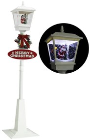 Candeeiro de rua natalício com Pai Natal 180 cm LED